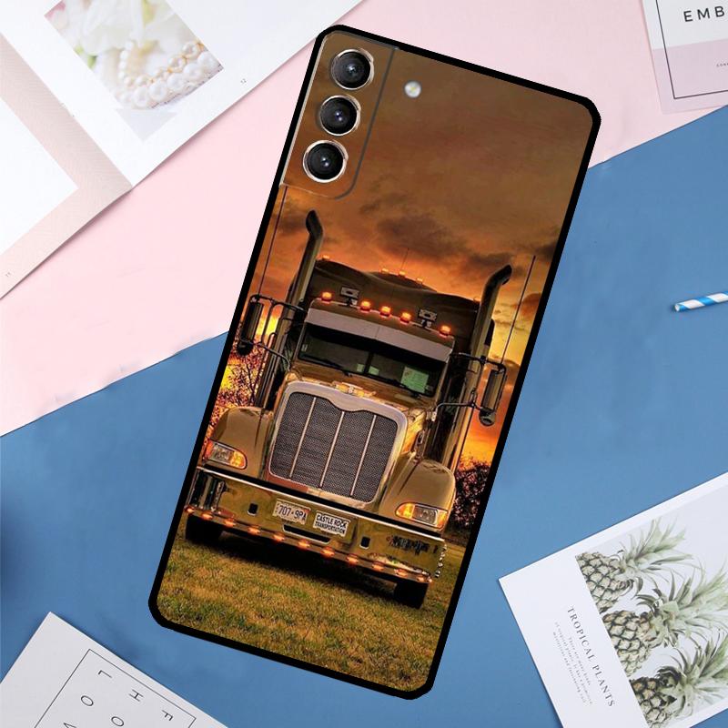 Cool Heavy Truck Car Case For Samsung Galaxy S24 Ultra S21 S22 S23 S25 Ultra S9 S10 Plus S20 FE S25 FE Back Cover