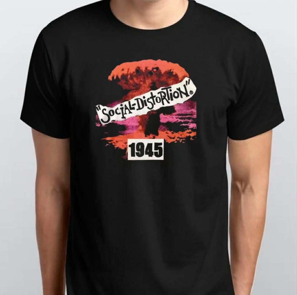 Social Distortion 1945 T-SHIRT S M L XL XXL 3 4 XL Black White