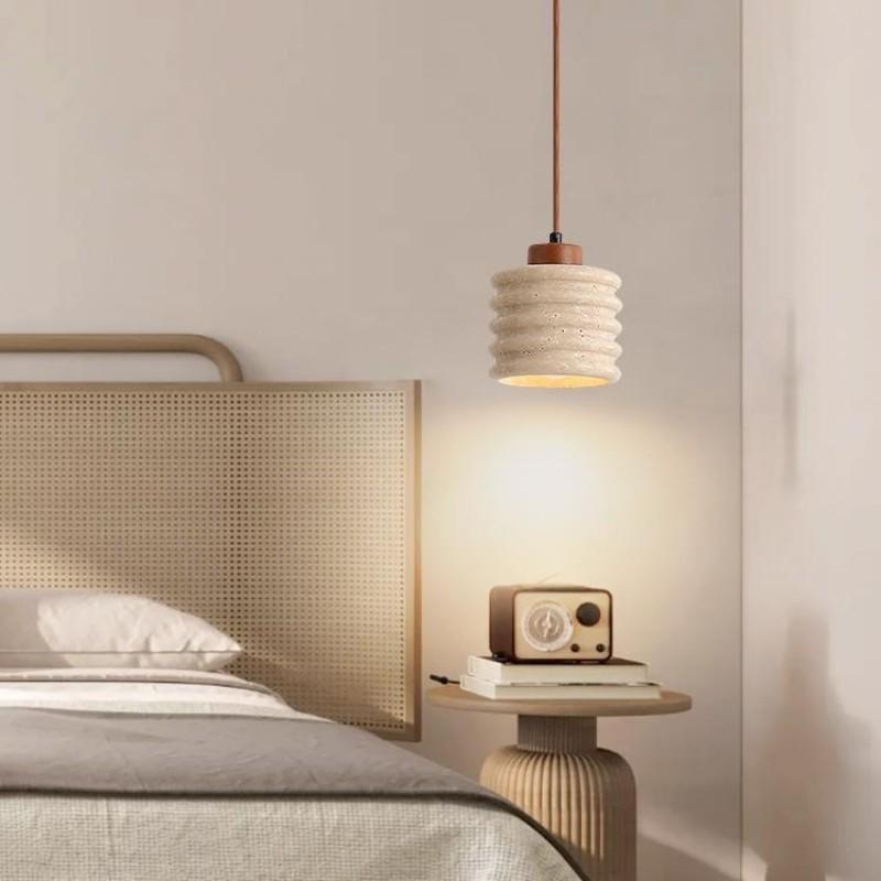 Nordic Yellow Travertine Terrazzo Люстра Ресторан Молочный Чай Магазин Кафе Бар Цемент ЛОФТ Квартира Индустриальный стиль