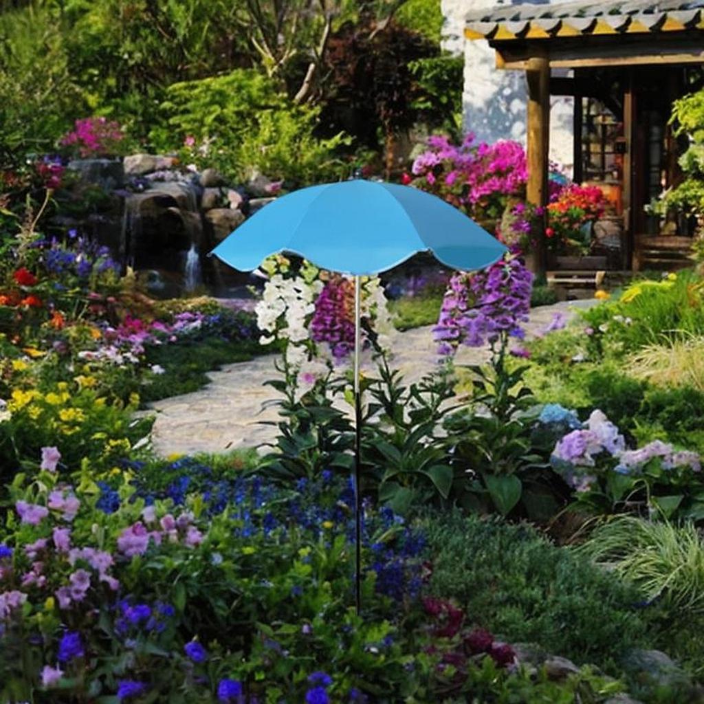Зонтики для растений для уличных растений, садовый зонт-тень для горшечных растений и садовых грядок