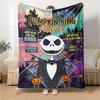 Jack Skellington Blanket Warmthful Decor Great for Office Chair Picnics All-Season Use Digital Print Suitable for Gifting Relatives and Friends