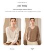 Korean Style Slimming V-Neck Cashmere Knit Sweater for Women