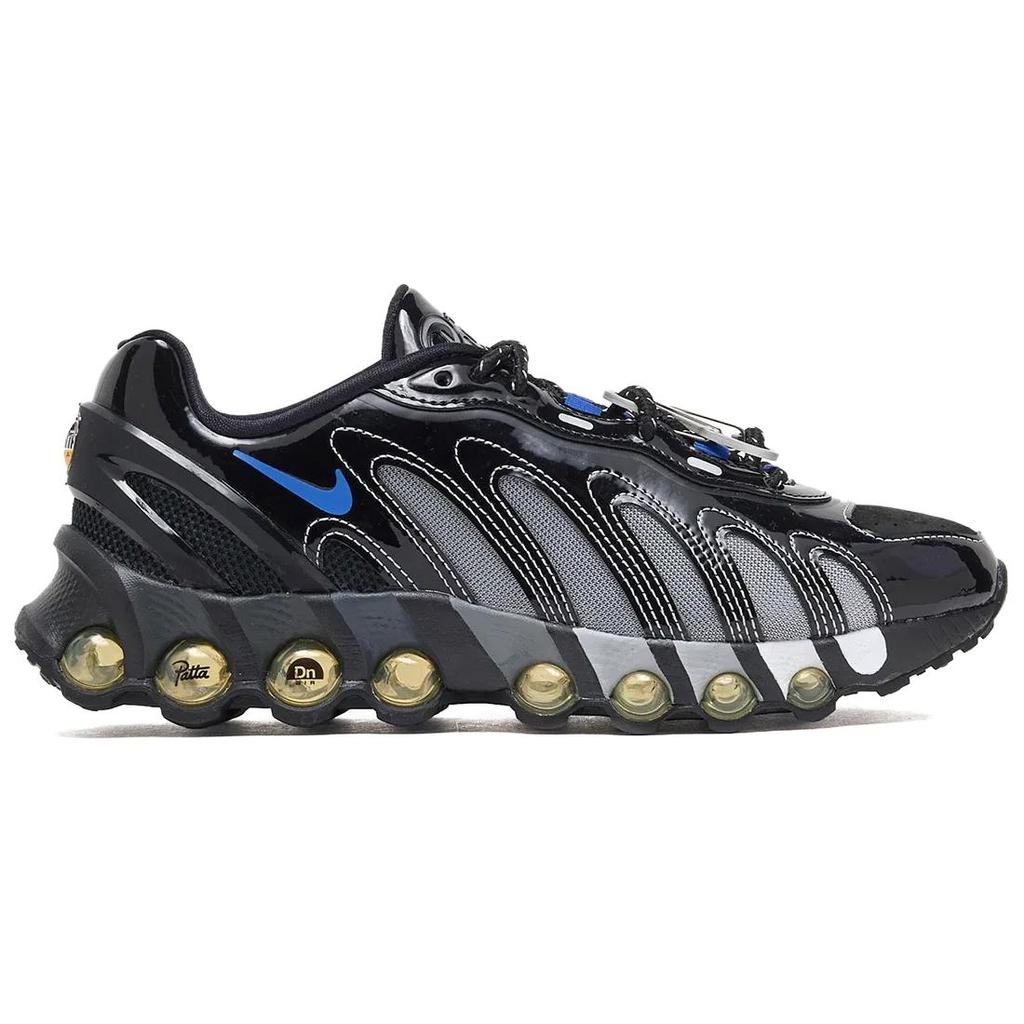 Patta x Nike Air Max DN8 Черный Металлик Серебристый Унисекс Кроссовки Белый Игровой Королевский IB4029-001
