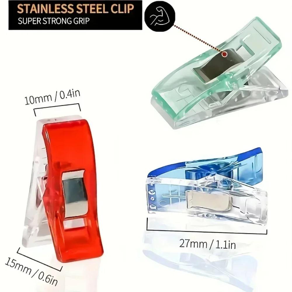 50/100 шт. красочные швейные зажимы многоцелевые пластиковые зажимы для квилтинга зажимы для рукоделия для шитья переплета DIY рукоделия