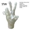 Luminous Zombie Palm Statue 3D Printed Glow in The Dark Mummy Hand Ornament, Spooky with Bandage, Esports Room Soft Decoration Realistic Figurine for