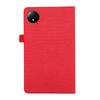 Для Xiaomi Redmi Pad SE 4G 8,7 дюйма Кожаный чехол Держатель для карт Тканевая текстура Чехол-подставка для планшета