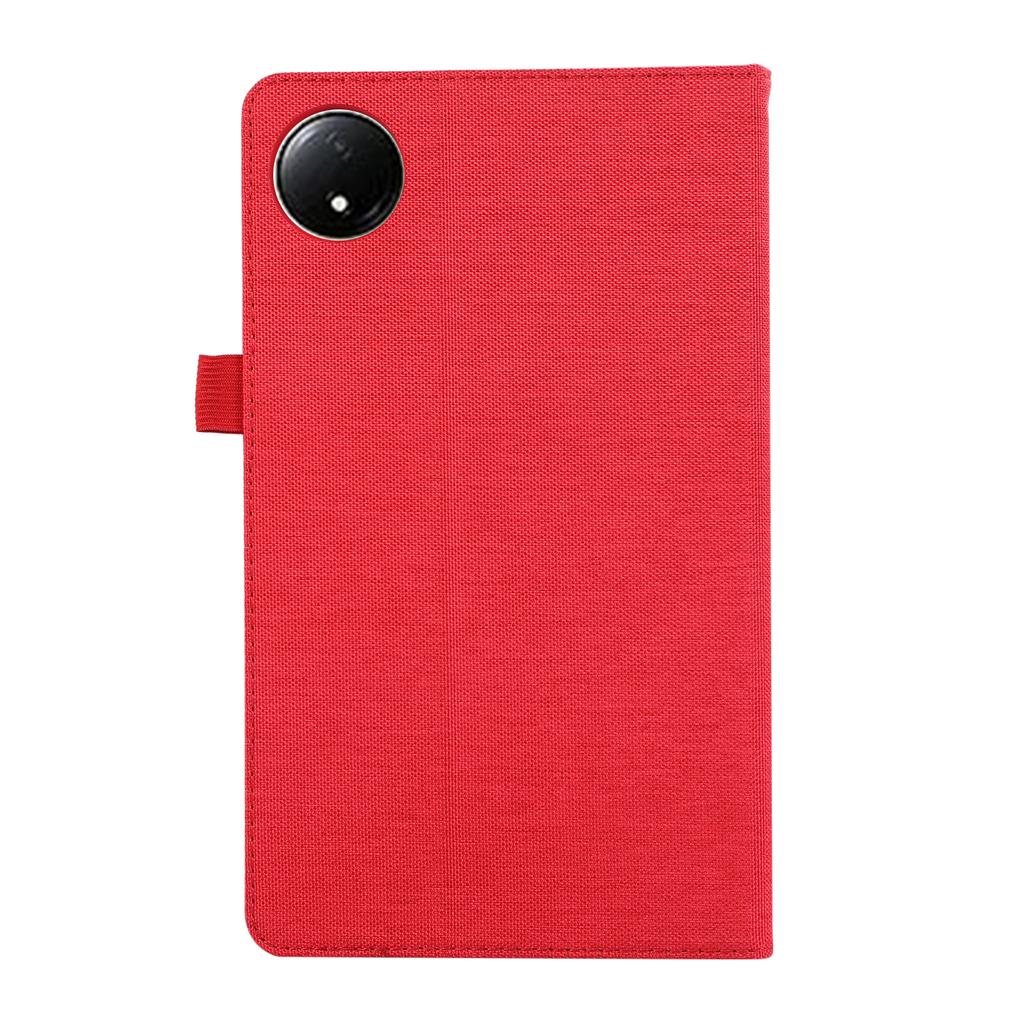Для Xiaomi Redmi Pad SE 4G 8,7 дюйма Кожаный чехол Держатель для карт Тканевая текстура Чехол-подставка для планшета