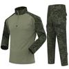 Men Long Sleeve Camouflage Cycling Jersey Outdoor Training Tactical Suit