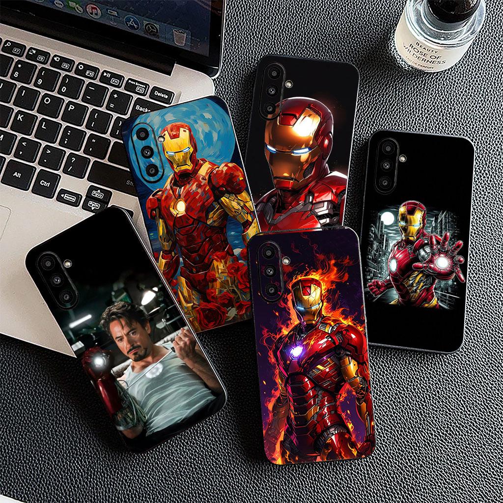 Чехол для телефона Ironman Marvel Железный Человек для Motorola Moto Edge 50 30 Fusion 40 NEO Ultra Pro E14 G20 E15 G35 G84 G13 G53 Мягкий чехол