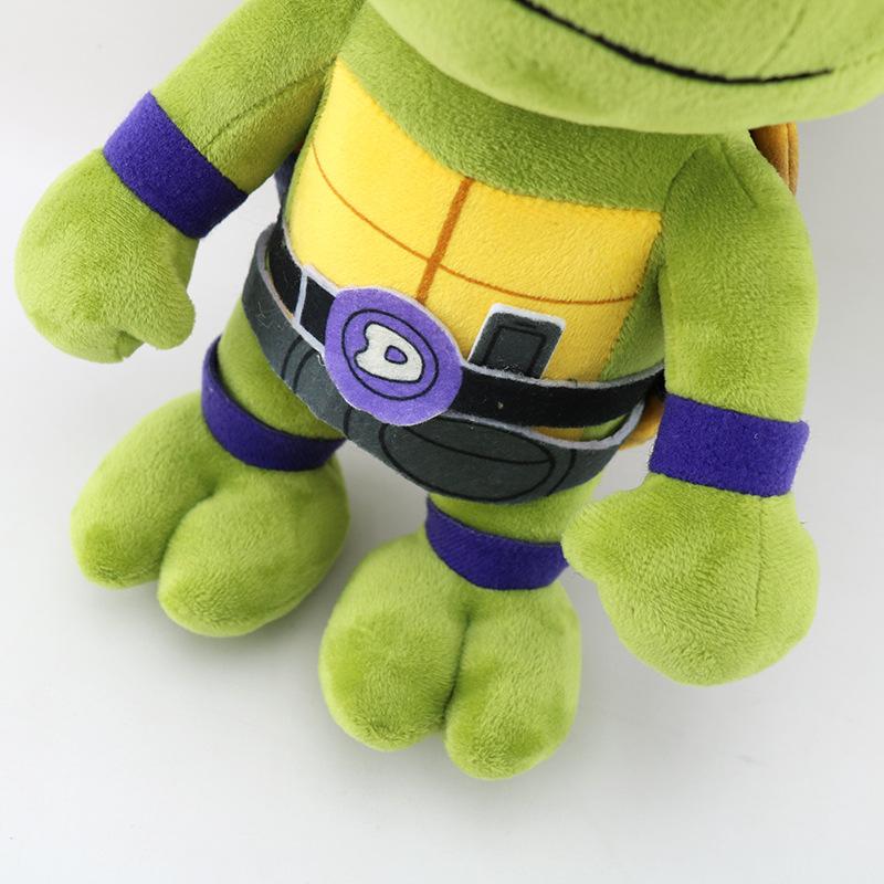 Q-версия черепашек-ниндзя, плюшевые игрушки, куклы-черепахи с большими глазами, куклы-черепахи и детские игрушки