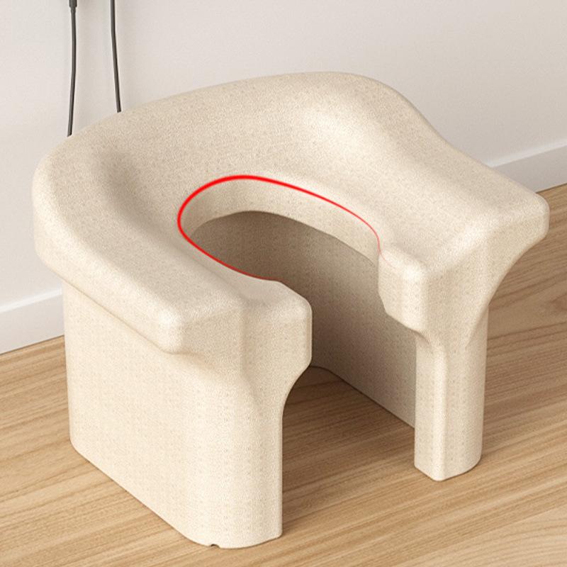 Multifunctional Commode Chair, Bathroom Shower Stool for Elderly & Pregnant Women, Household Squat Toilet Seat Frame Portable Bath Bench