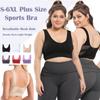 Плюс размер S-6XL, женский спортивный бюстгальтер для йоги, дышащий жилет для фитнеса, бега, укороченные топы с подкладкой, нижнее белье, топ для занятий йогой, бюстгальтеры
