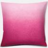 Розовая квадратная наволочка с принтом, украшение для дома, автомобильный диван, наволочка
