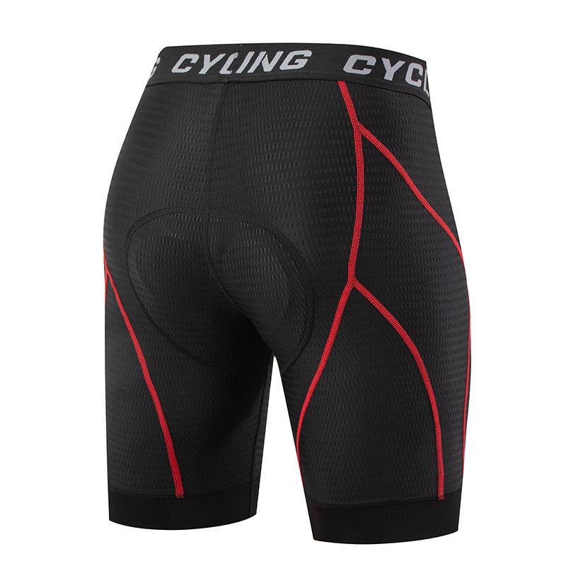 Cross-border bicycle cycling shorts men and women thickened silicone seat cushion breathable high elastic mountain road cycling pants