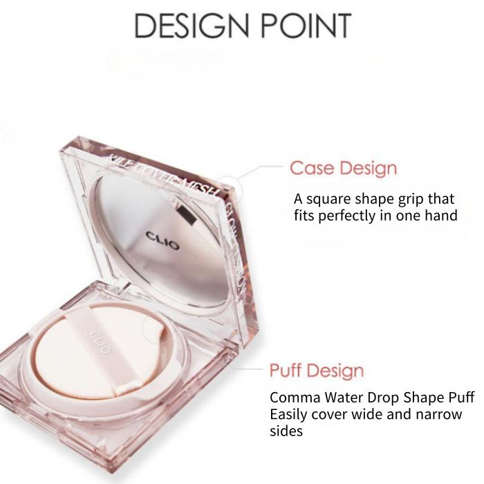 [CLIO] Kill Cover Mesh Glow Cushion с восстанавливающим SPF 50+ PA++++ (3 цвета) 15 г * 2 шт.