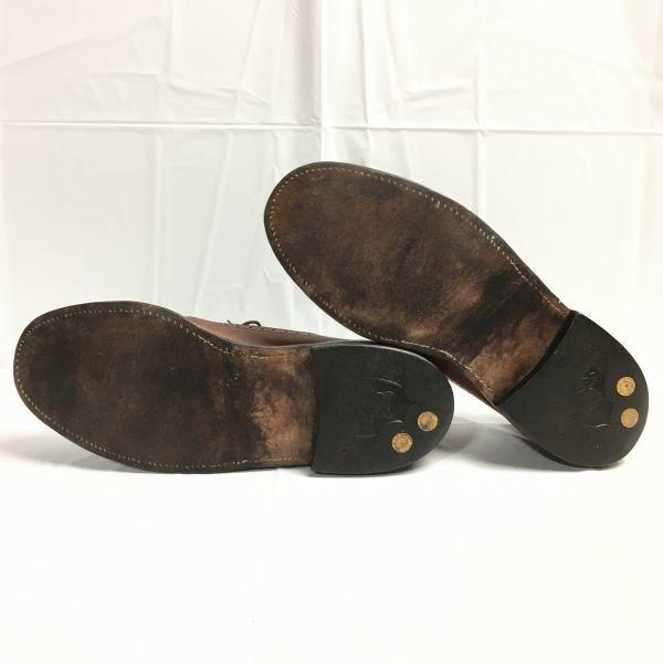 Sears 80-е Винтажные Оксфорды Деловая Обувь Каблук CAS’T PAW Размер 8.5D Коричневый(ИСПОЛЬЗОВАЛ)