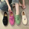 Sport Women Flats Shoes Trend Spring Autumn Platform Suede Loafers Shoes Casual Ladies Walking Non Slip Chaussure Femme