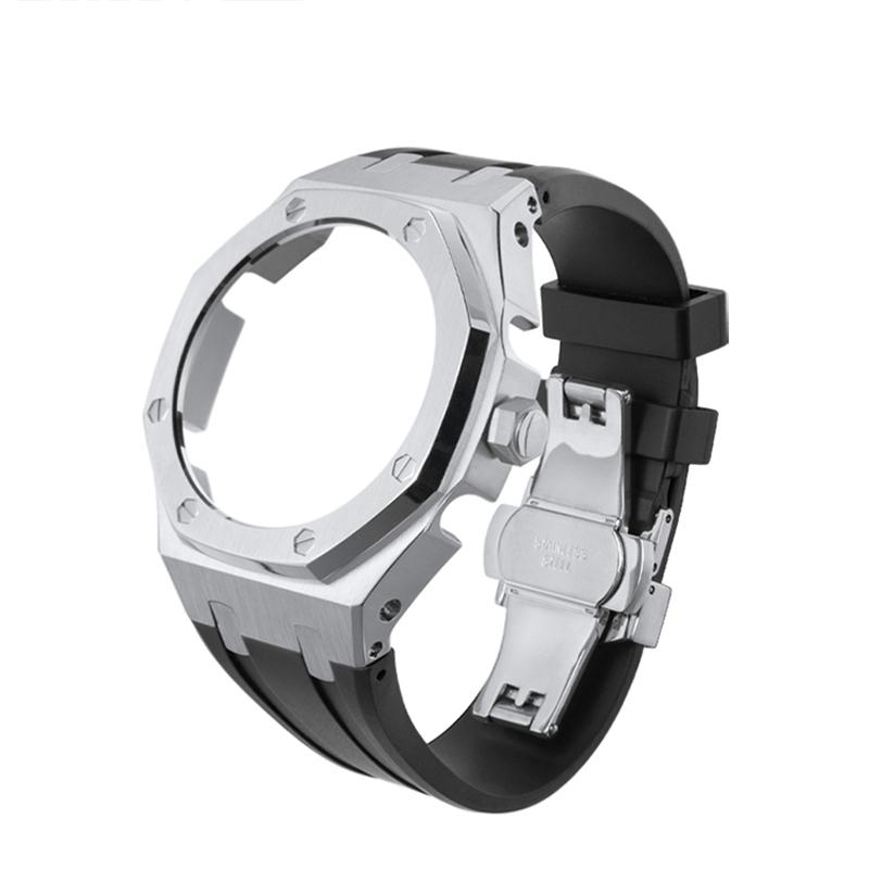 Для Casio G-Shock GA-2100 GA-2110 Farmhouse Oak Модифицированная Нержавеющая Сталь Стиль AP 3-е Поколение 4 Представителя с Кейсом