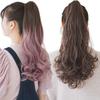 Brightlara Long Ponytail Wig, Natural Clip-On Gradient Ponytail Wig, f104-RTE