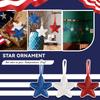 Memorial Day Tree Ornaments, Decorative Patriotic Ornaments Hanging Stars For Independence Day Veterans Day Home Decor