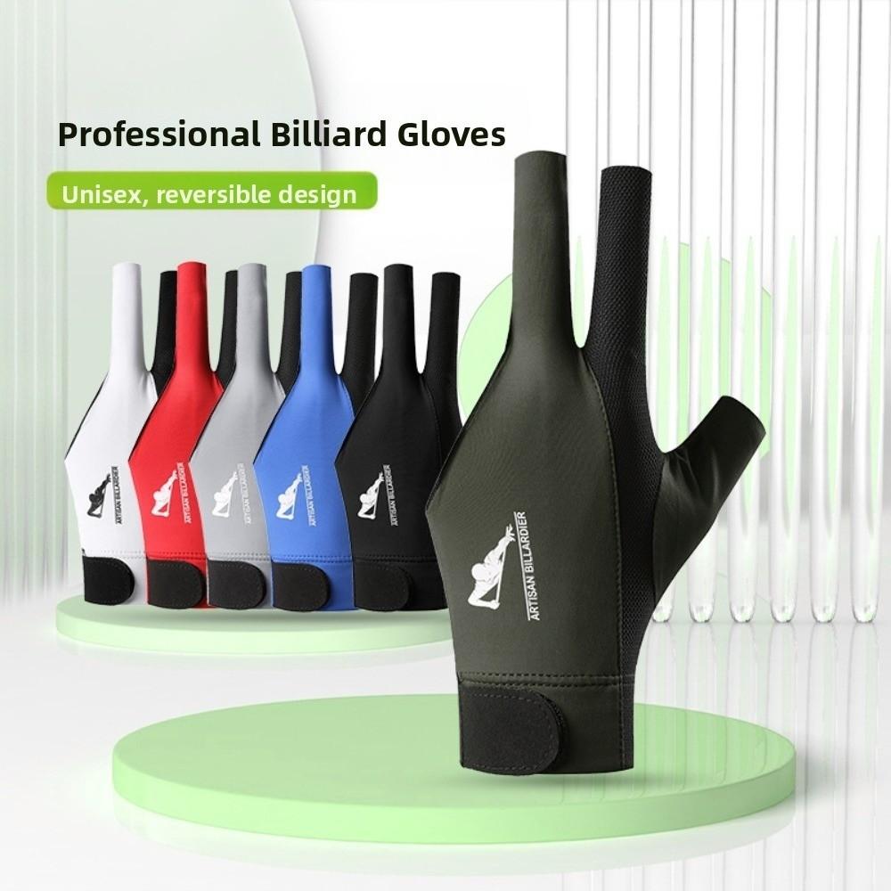 1Pcs Anti-slip Billiard Glove Three Fingers Training Glove New Snooker Glove Fitness Accessories