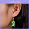 Cute Dinosaur Animal Earrings With Soft Clay Material For Stylish Female Ear Accessory