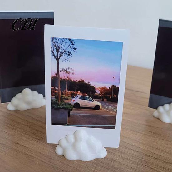 Living Room Photo Decor 5Pcs 3D Printed Stand, Decorative Display Rack, Lovely Cloud Shape Picture Stand Holder for Photos Leaf Artwork Hand Paintings