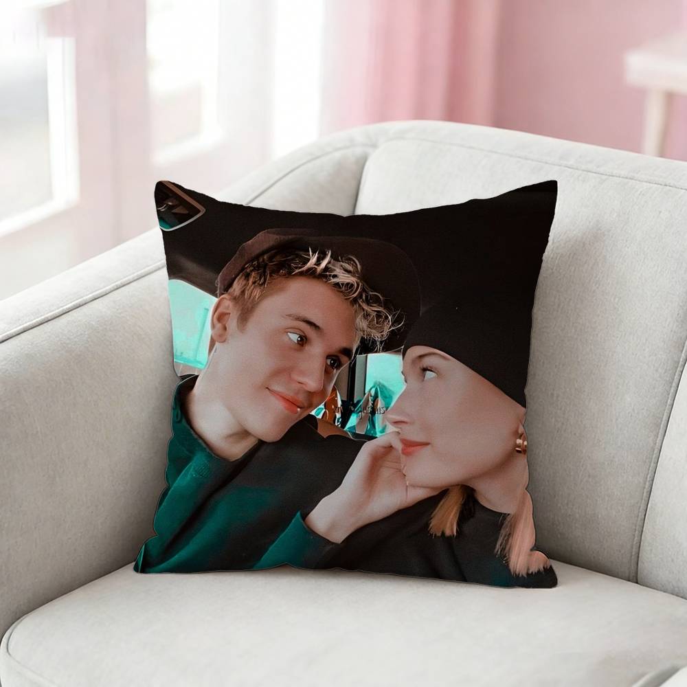 Jailey Hailey JB Pillow Case Pattern Printed Pillowcase For Living Room Sofa Cushion Cover