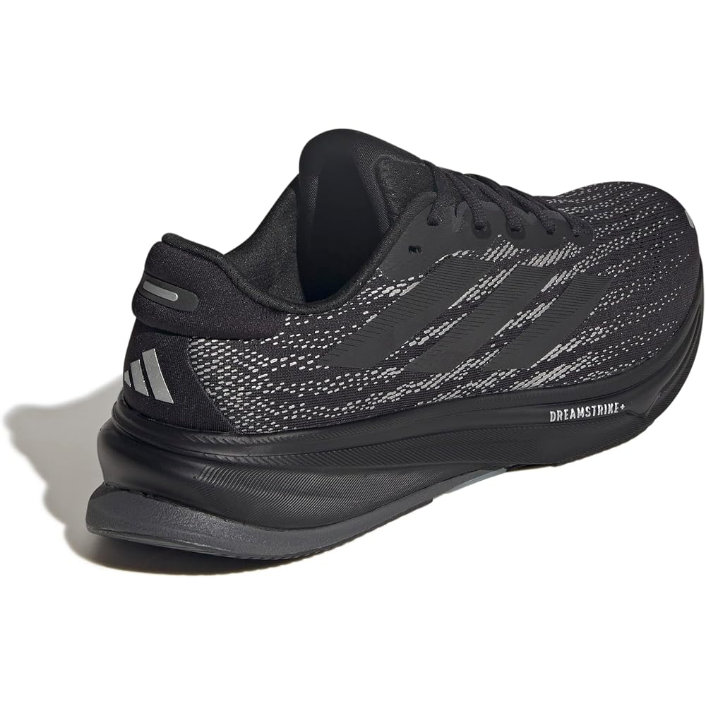 adidas Кроссовки для бега Supernova Rise 2 Унисекс Черный/Серебристый Металлик 25,0 см