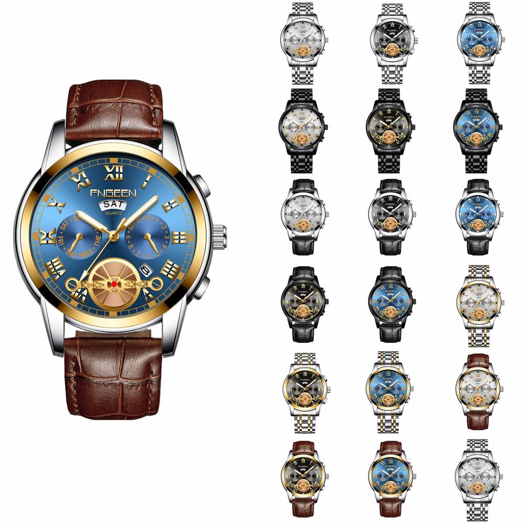 Men's Waterproof Luminous Running Alarm Clock Watch