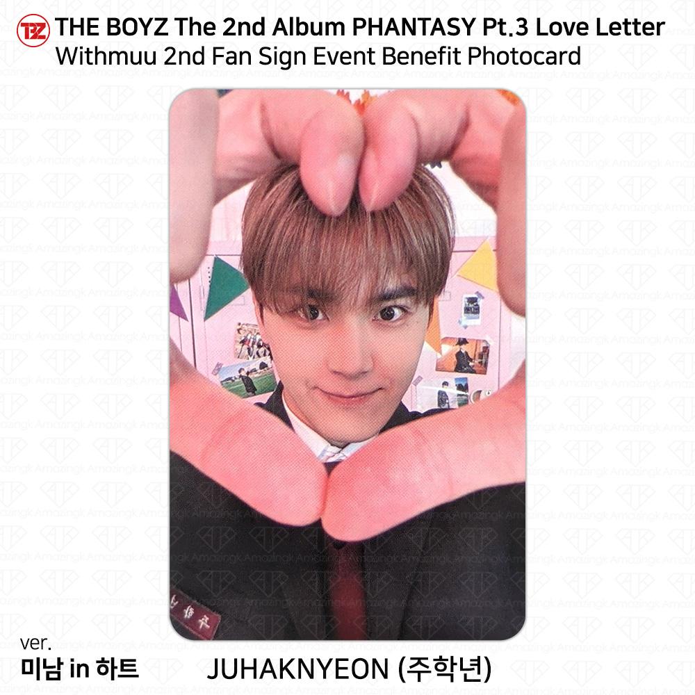 THE BOYZ Phantasy Pt.3 Love Letter Withmuu 2nd Fan Sign Benefit Photocard KPOP