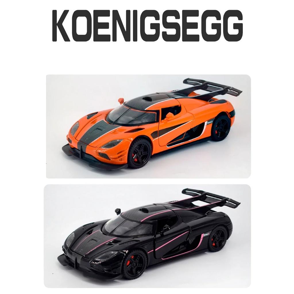 1/32 Koenigsegg ONE 1 литая спортивная модель автомобиля гоночные автомобили модель имитация звука и света детская игрушка подарок