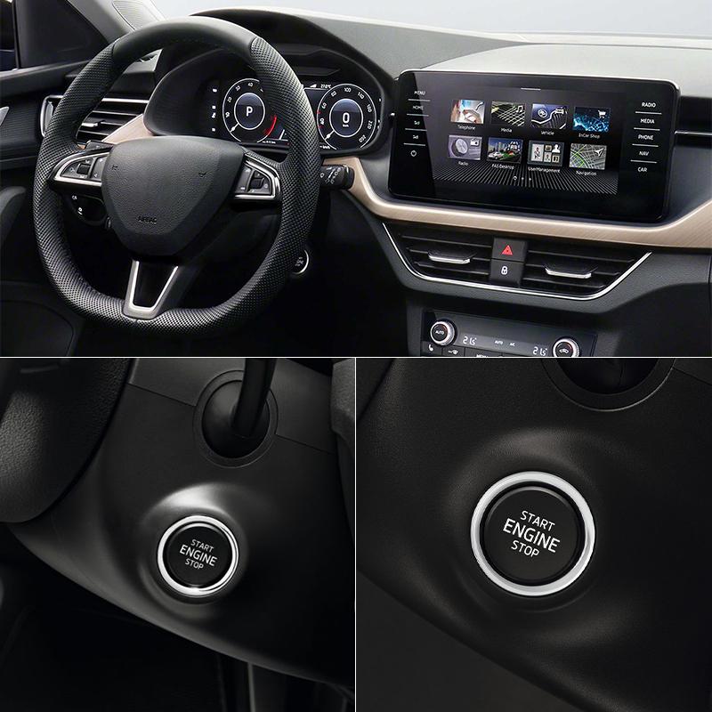3V0905217A 3V0905217 Кнопка включения Start Stop Для Skoda Karoq 2018- Superb 2015- Octavia - Scala - Черный