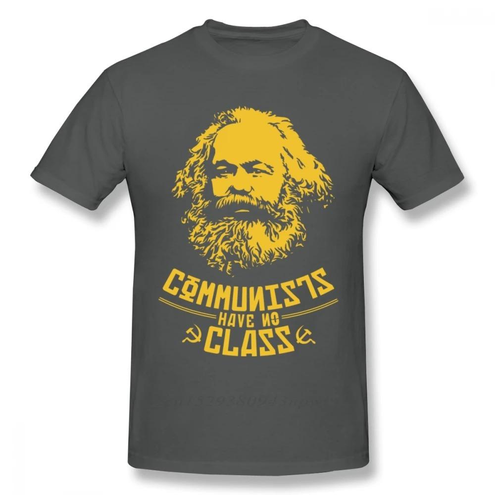 2026Karl Marx Communists Have No Class T Shirt for Unisex Unique Design Communism CCCP Marxism T Shirt Guys PunkDesigner Streetwear