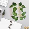 10 шт., искусственные листья, без увядания, прозрачные вены, устойчивые к ультрафиолетовому излучению, креативный стол, центральная часть, искусственный лист, реквизит для фотосъемки