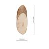 20 pcs 4-5Cm Oval Wood Slices Natural Pine Diy Wooden Circles For Craft Wedding Decor Log Discs Handmade Coasters