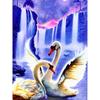 Diamond Painting Full Drill Round Swan Rhinestone Cross Stitch Diamond Embroidery Animal Pattern