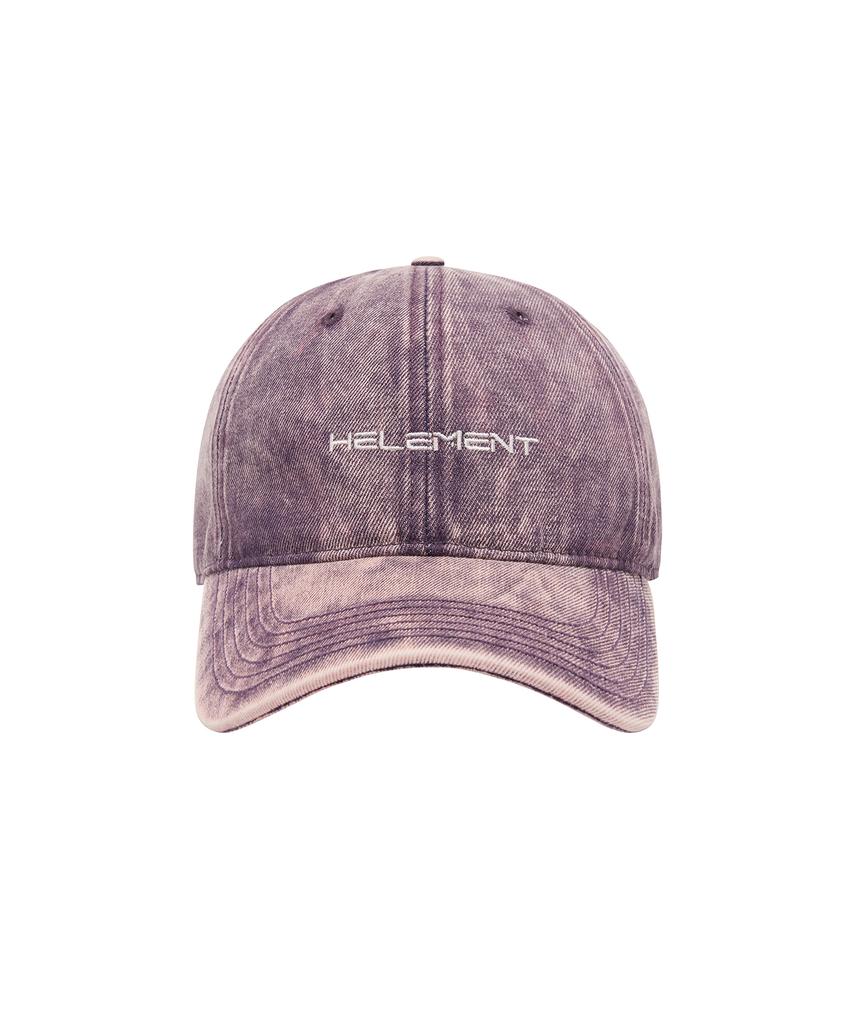 HELEMENT Кепка-бейсболка с эффектом stonewash (фиолетовый)