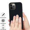 For iPhone 12/12 Pro Liquid Silicone Phone Case Soft Lining Anti-Scratch Phone Cover