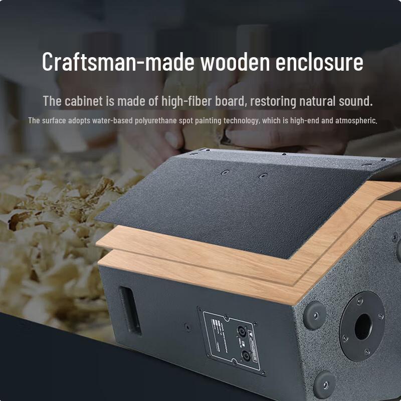 Huidu Professional 8-inch Conference Speaker CN plug (adapter included)