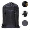 Travel Laundry Bag with Drawstring Extra Large Wet Dry Reusable Black Storage Waterproof