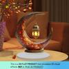 Colorful Printing Acrylic Moon Lantern Flat 2D Art for Bedroom Desktop Family Craft Christmas Party Decoration Festival Gift