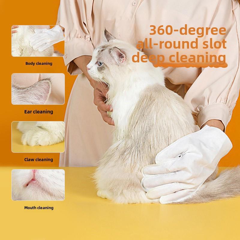 Одноразовые салфетки и перчатки для ухода за кошками и собаками — не требующее мытья чистящее и дезодорирующее средство