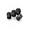 (hexagon Black) 4Pcs Valve Caps for Jaguar XF XJ XFR XKR S-Type F-Type X-Type F-Pace I-Pace E-Pace XJR XE