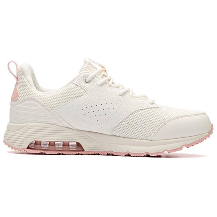 Anta Кроссовки Training Series из синтетической кожи, нескользящие, износостойкие, легкие, с низким верхом, женские, белые, розовые 12917775-1