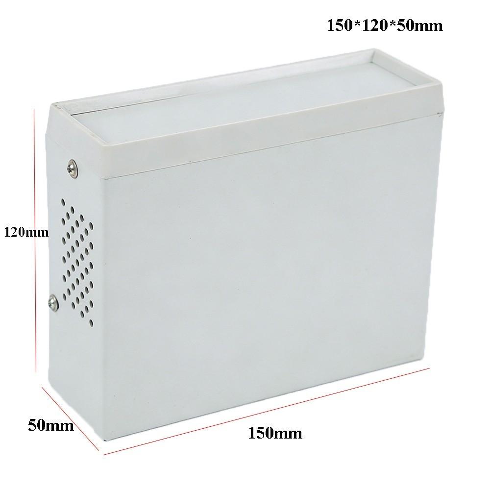 New 150*120*50mm Enclosure Project Case Plastic&Iron Grey Electronics Enclosure Box DIY Junction Box