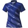 Tennis Collared Game Sweat Quick 62JA1702 Violet Blue XS Wear, Shirt, Absorbent, Drying, Deodorizing,