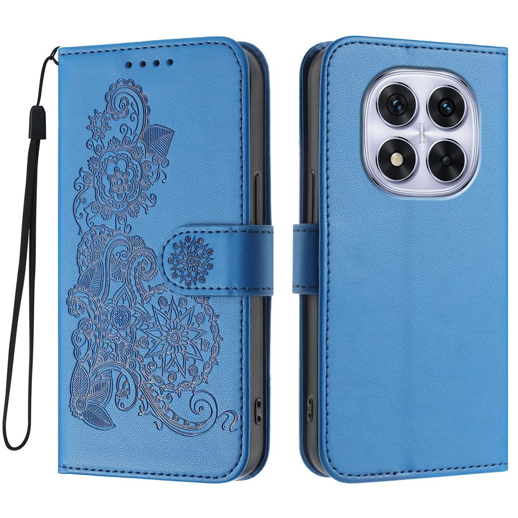 Для Xiaomi Redmi Note 14 Pro 4G чехлы для телефонов Mandala Flower кожаный кошелек мобильный чехол с ремешком