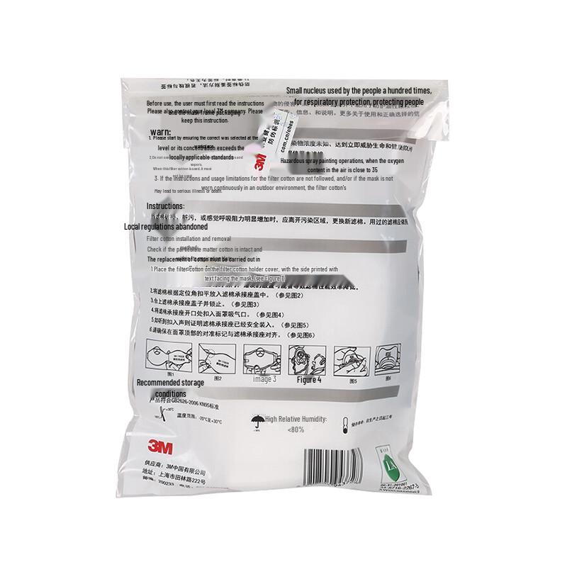 3M 1705CN KN95 Anti-Particulate Filter Cotton Pads