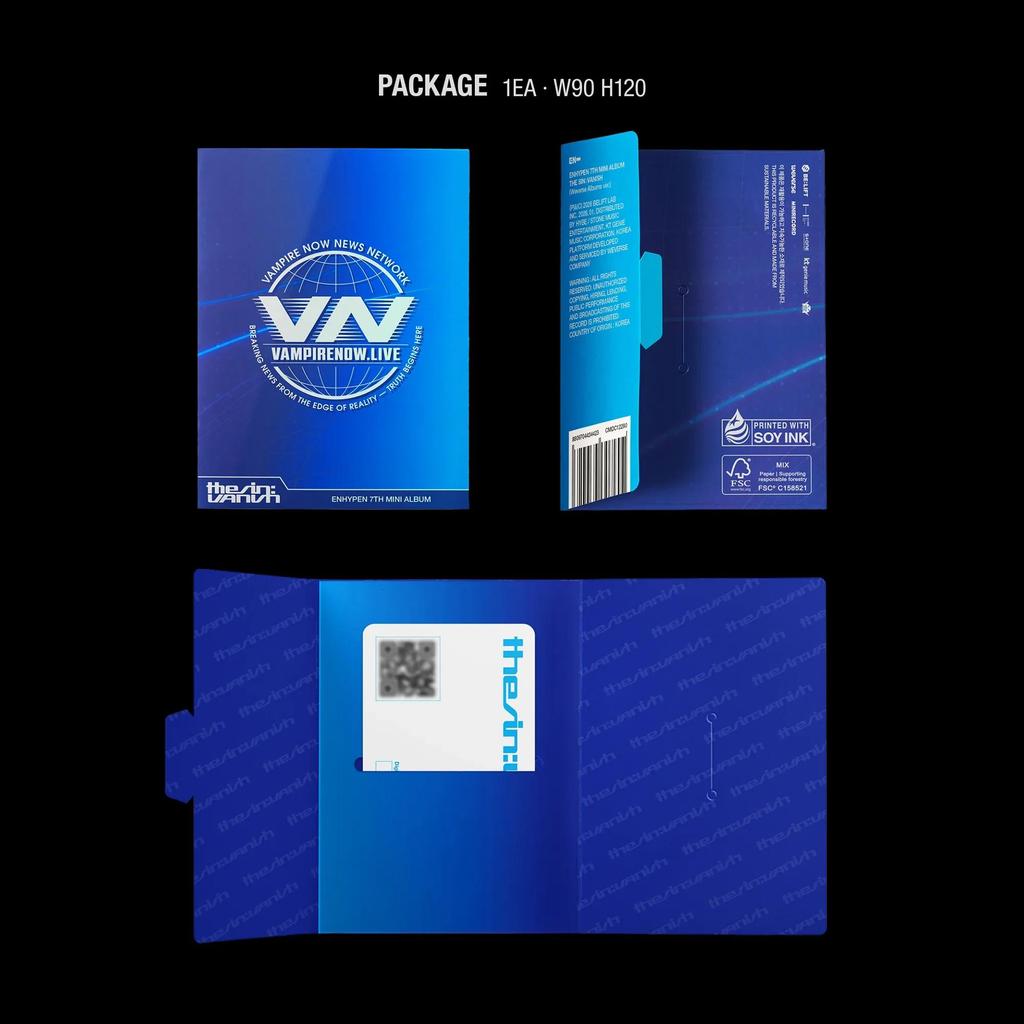 ENHYPEN [ГРЕХ] : VANISH] 7-й мини-альбом WEVERSE ALBUMS